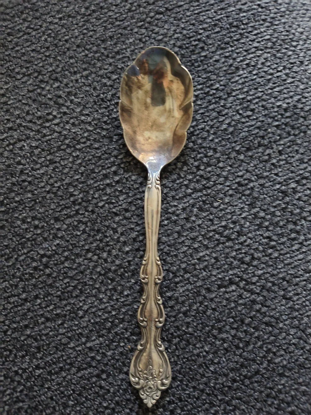 International Silverplate Shell Sugar Spoon